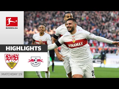 Undav &amp; VfB Spectacular! | VfB Stuttgart - RB Leipzig 5-2 | Highlights | MD 19 - Bundesliga 23/24