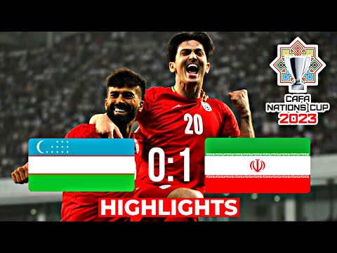 UZBEKISTAN IRAN (0:1) Highlights Cafa Nation Cup 2023 - 2023.6.20