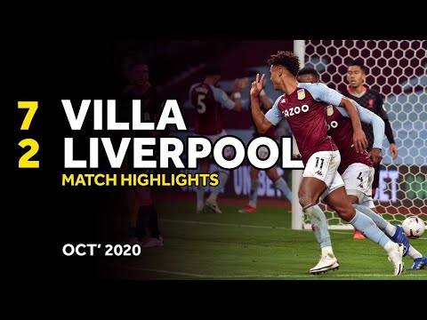 HIGHLIGHTS | Aston Villa 7-2 Liverpool | 4th October 2020