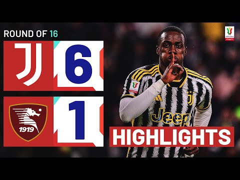 JUVENTUS-SALERNITANA 6-1 | HIGHLIGHTS | Juve are unstoppable! | Coppa Italia Frecciarossa 2023/24