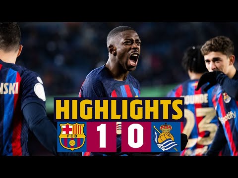 HIGHLIGHTS I BARÇA 1-0 REAL SOCIEDAD | COPA DEL REY 🔥🔵🔴