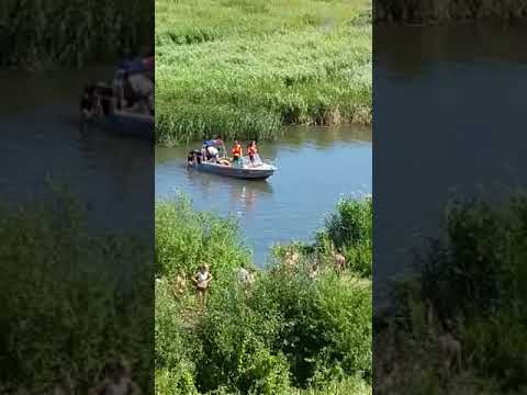 Момент спасения утопающего в реке Тобол попал на видео, 18 июля 2020 года