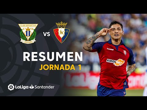 Resumen de CD Leganés vs CA Osasuna (0-1)