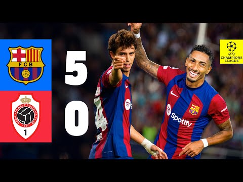 HIGHLIGHTS | BARÇA 5-0 ANTWERP | UEFA CHAMPIONS LEAGUE 2023/24