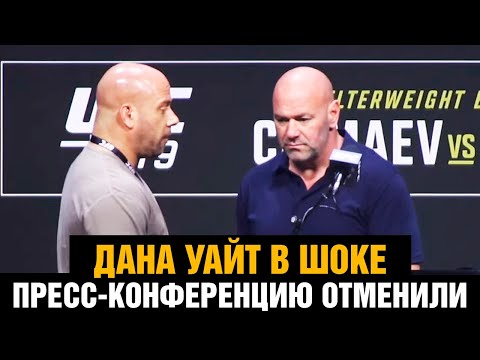 Чимаев и Диаз подрались до боя! Реакция Даны Уайта и Чимаева / Пресс-конференцию UFC 279 отменили