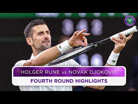 Djokovic relentless against Rune | Holger Rune vs Novak Djokovic | Highlights | Wimbledon 2024