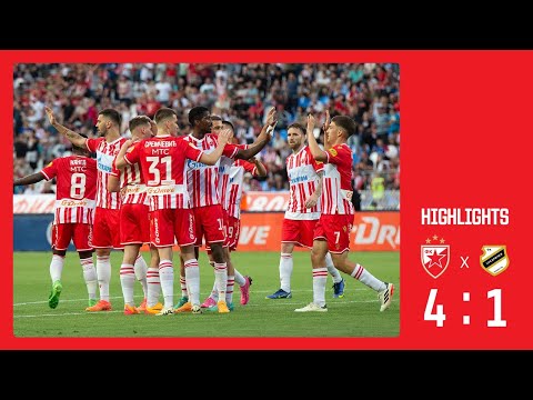 Crvena zvezda - Čukarički 4:1, highlights