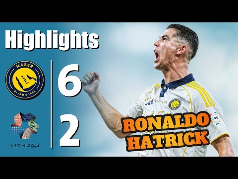 Ronaldo Hat-Trick 💥 Al Nassr vs Neom 6-2 - All Goals &amp; Highlights - 2025