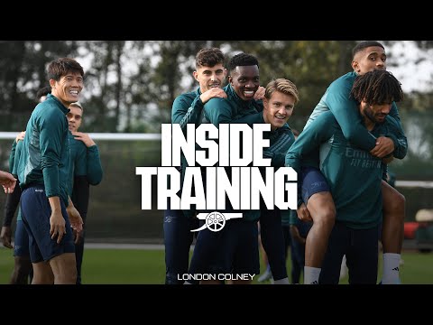 INSIDE TRAINING | Getting set to face Sevilla in the UEFA Champions League