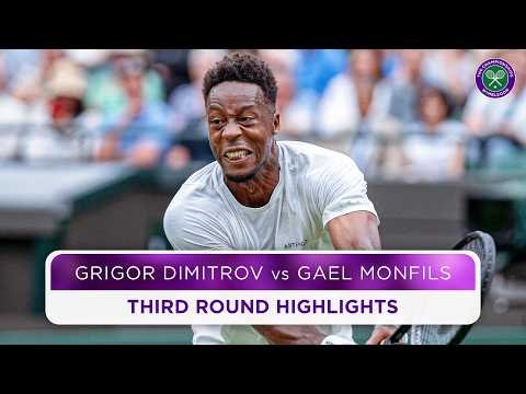 Rolling back the years | Grigor Dimitrov vs Gael Monfils | Highlights | Wimbledon 2024