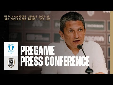 Pregame Press Conference: Malmö FF Vs PAOK FC – Live PAOK TV