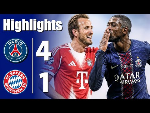 PSG vs Bayern Munich 4-1 - All Goals &amp; Highlights - 2025
