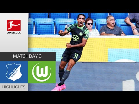 TSG Hoffenheim - VfL Wolfsburg 3-1 | Highlights | Matchday 3 – Bundesliga 2023/24