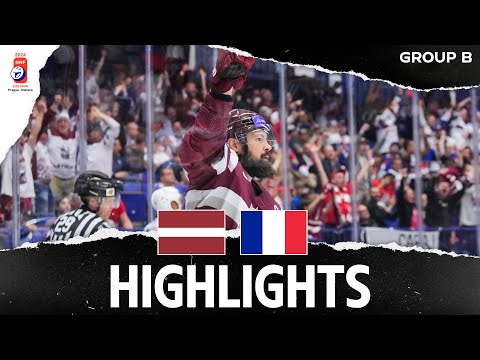 Highlights | Latvia vs. France | 2024 #MensWorlds