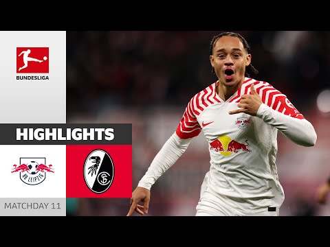 Xavi And Openda Lead RB To The Win! | Leipzig - Freiburg 3-1 | Highlights | Matchday 11 – Bundesliga