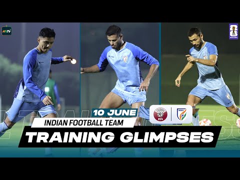 Indian Football Team Training Session 11 June | FIFA World Cup Qualifiers 2026 | Qatar Vs India