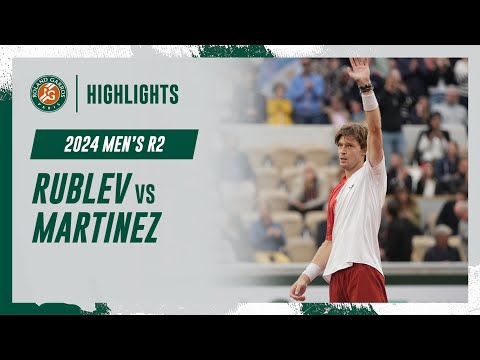 Rublev vs Martinez Round 2 Highlights | Roland-Garros 2024