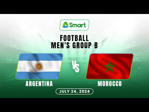 Olympics Men&#039;s Football - Argentina vs Morocco - Group B (Full Game Highlights)