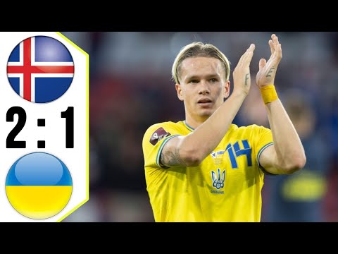 Ukraine vs Iceland (2-1) HIGHLIGHTS &amp; GOALS | Mykhaylo Mudryk goal 85&#039; | UEFA EURO Qualifiers 2024