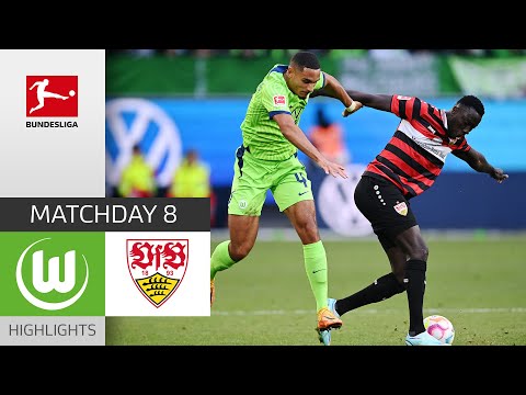 VfL Wolfsburg - VfB Stuttgart 3-2 | Highlights | Matchday 8 – Bundesliga 2022/23