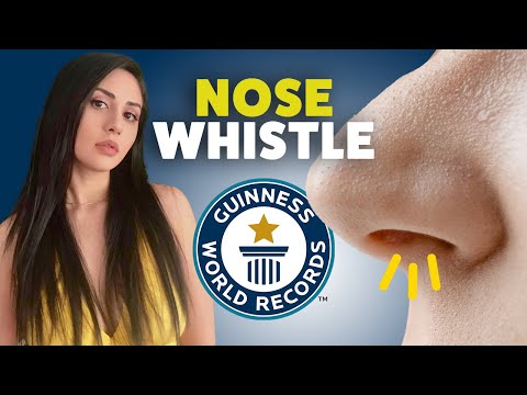 Loudest Nose Whistle - Guinness World Records