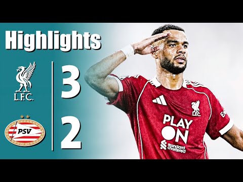 Liverpool vs PSV Eindhoven 3-2 - All Goals &amp; Highlights - 2025