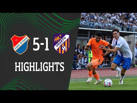 UEFA Conference League | FC Banik Ostrava - Urartu FC 5-1 | HIGHLIGHTS