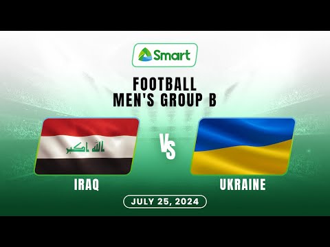 Olympics Men&#039;s Football - Iraq vs Ukraine - Group B (Full Game Highlights)