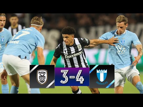 PAOK - Malmö FF 3-4 | Full Highlights - UEFA Champions League, 3rd Qualifying Round (13/8/2024)