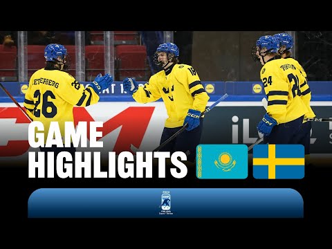 Highlights: Kazakhstan vs Sweden | 2024 #U18MensWorlds