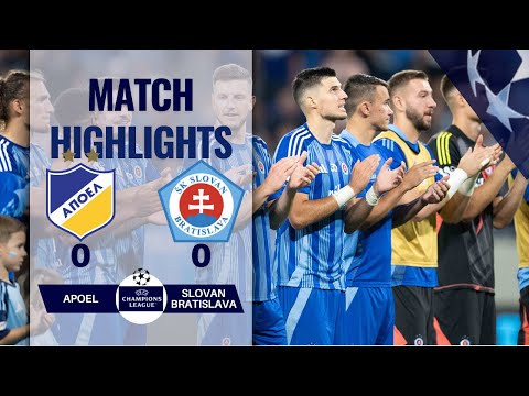 APOEL 0 0 SLOVAN BRATISLAVA UEFA CHAMPIONS LEAGUE 3RD QUALIFICATION ROUND | 13-08-2024