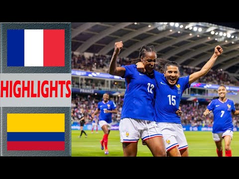 France vs Colombia Extended Highlights &amp; All Goals | Pre-Match Women&#039;s Football Olympic 2024