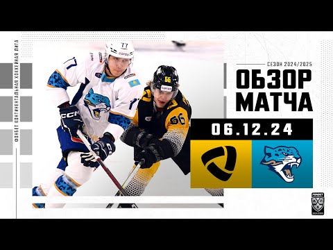 СЕВЕРСТАЛЬ – БАРЫС | Обзор матча Фонбет КХЛ сезон 2024/2025 | 06.12.2024