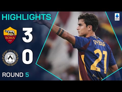 ROMA-UDINESE 3-0 | HIGHLIGHTS | Dybala stars in Roma’s first win of the season | Serie A 2024/25