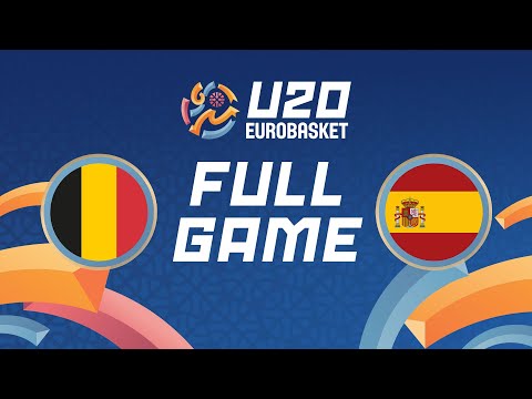 Group Phase | Belgium v Spain | Full Basketball Game | FIBA U20 EuroBasket 2024