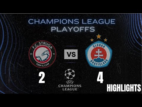 Slovan Bratislava 4-2 Struga | CHAMPIONS LEAGUE 2024/2025