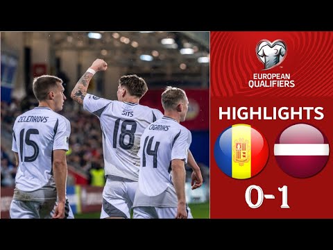 Andorra vs Latvia Highlights | FIFA World Cup 2026 Qualifiers UEFA