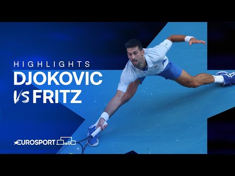 Novak Djokovic v Taylor Fritz | Quarter-Final | Australian Open 2024 Highlights 🇦🇺