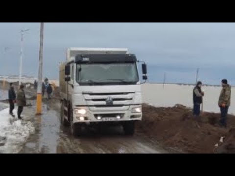 Резко повысился уровень воды в озере Сарыколь
