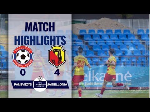 PANEVEZYS 0 4 JAGIELLONIA UEFA CHAMPIONS LEAGUE HIGHLIGHTS | 23-07-2024