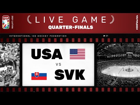 United States – Slovakia | Live | QUARTER-FINAL | 2021 IIHF Ice Hockey World Championship