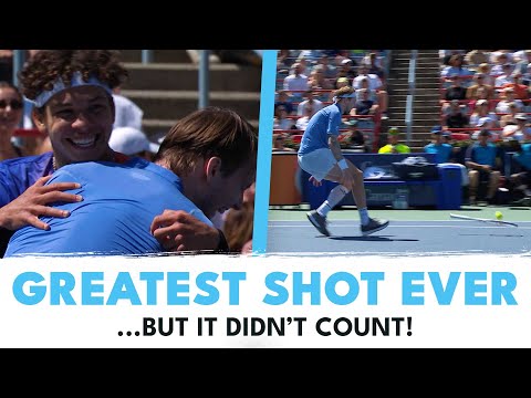 Alexander Bublik IMPOSSIBLE Trickshot On Match Point! | Montreal 2024