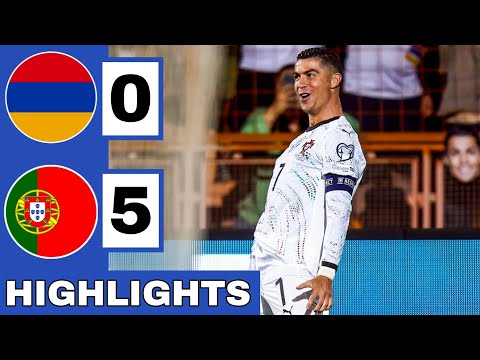 🔴Armenia vs Portugal (0-5) Extended HIGHLIGHTS | World Cup Qualifier