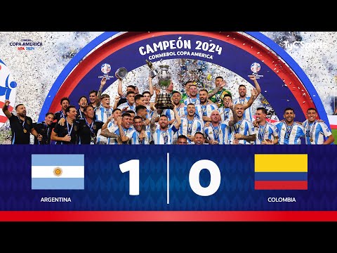 Argentina 1 - 0 Colombia | Copa América 2024 | ¡ARGENTINA CAMPEONA DE LA COPA AMÉRICA 2024!