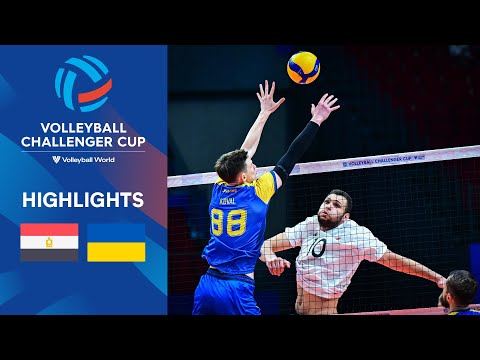 🇪🇬 EGY vs. 🇺🇦 UKR - Bronze Medal | Volleyball Challenger Cup Men | Match Highlights