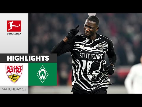 Guirassy - Who Else? | VfB Stuttgart - Bremen 2-0 | Highlights | Matchday 13 – Bundesliga 2023/24
