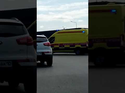 ВАЗ и КамАЗ столкнулись в Костанае, три человека госпитализированы