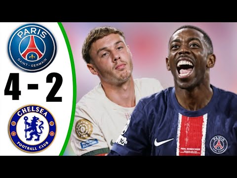 PSG vs Chelsea 4-2 - All Goals &amp; Highlights - 2025