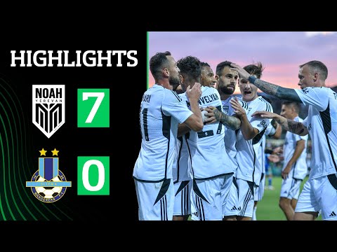 Noah 7-0 Sliema Wanderers (UEFA Conference League, 2nd Qualifying Round) | Highlights