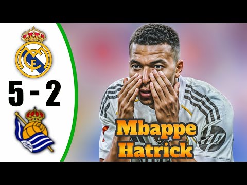 Real Madrid vs Real Sociedad 5-2 - All Goals &amp; Highlights - 2025